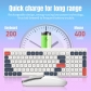 BK100 2.4G Wireless / Bluetooth Silent Keyboard Mouse Combo for Tablet Laptop Mobile Desktop Office Keyboard